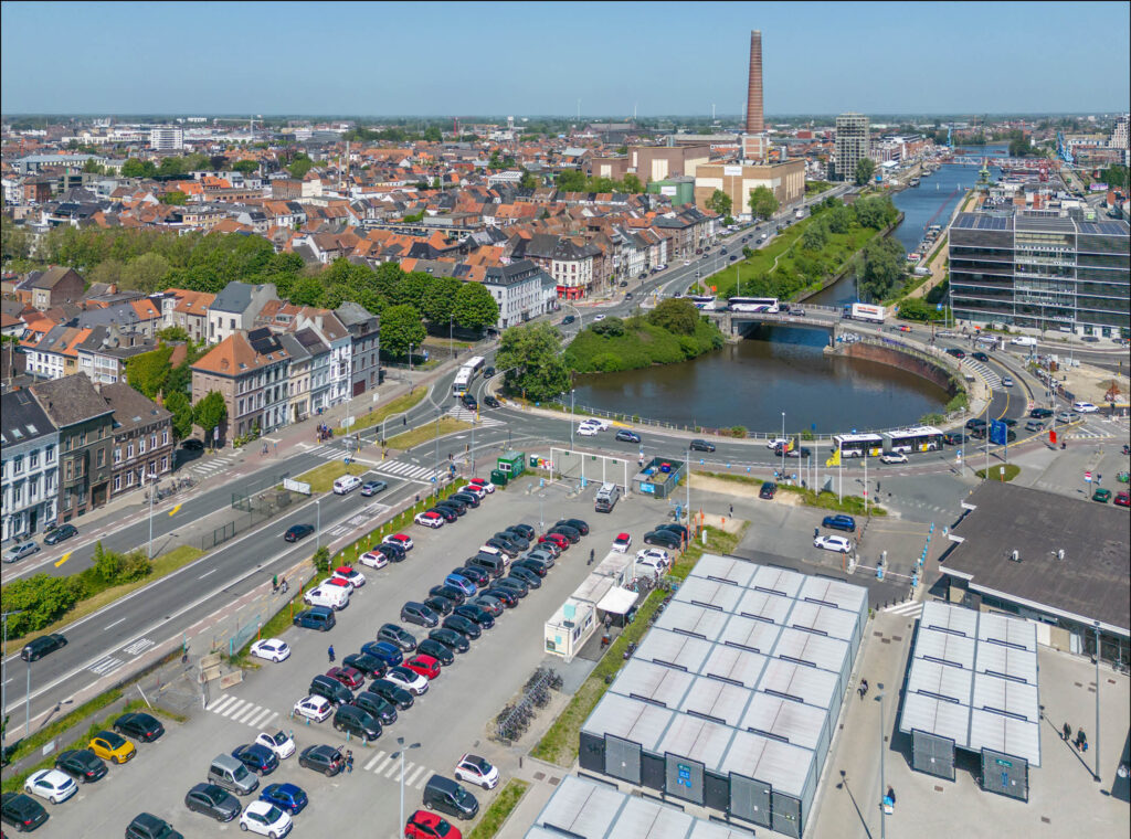 Ondergrondse parking aan Gent-Dampoort